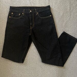 Levi's Men's Straight Black Jeans